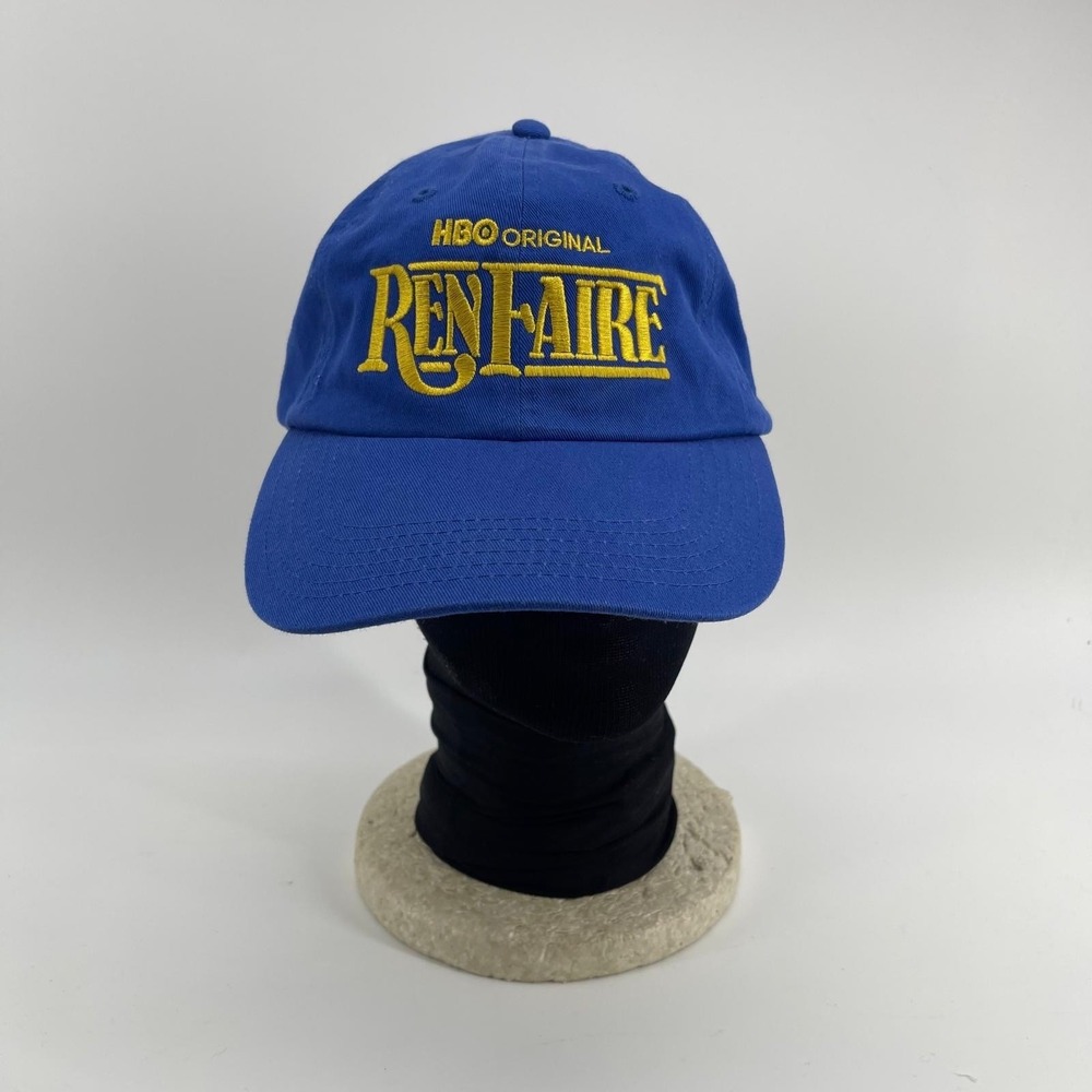HBO Original Ren Faire Max Promo Hat Blue Cotton Embroidered Baseball Cap OSFA